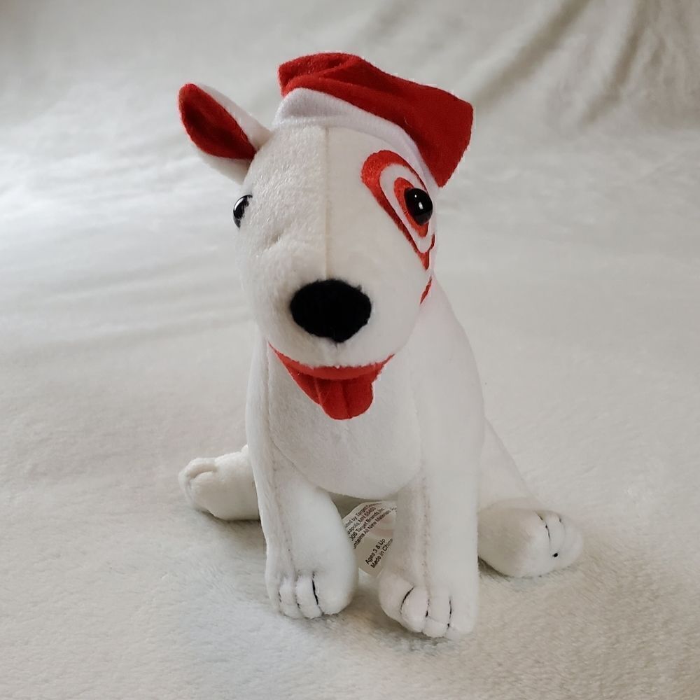 2006 Target Christmas Bull Terrier Bullseye Plush Beanie